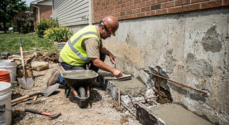 Concrete Foundation Repair in Sharon, MA