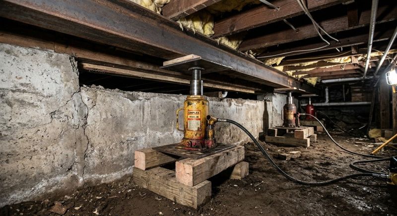 Foundation Jacking in Reading, MA