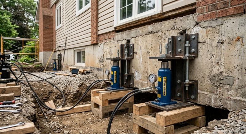 Foundation Jacking in Sudbury, MA