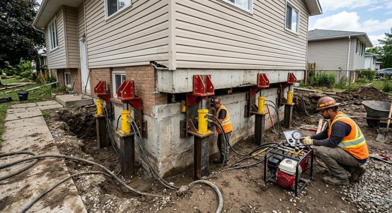 Foundation Lifting in Taunton, MA