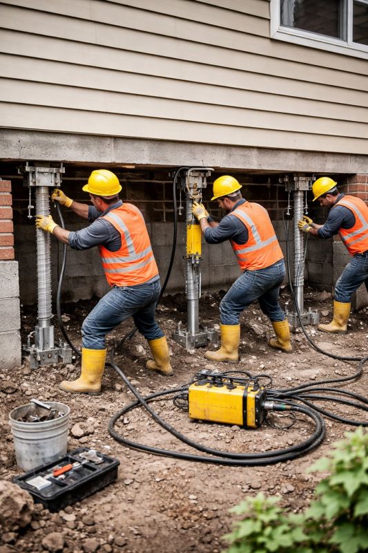 Foundation Stabilizing in Weymouth, MA