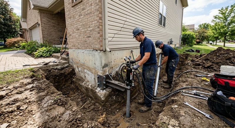 Settling Foundation Service in Woburn, MA