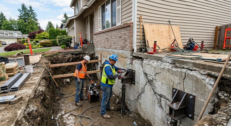 Structural Foundation Repair in Randolph, MA