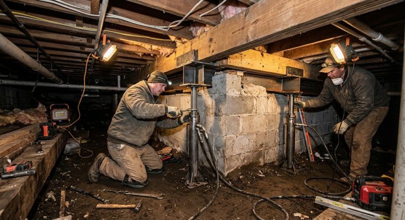 Basement Foundation Repair in Randolph, MA