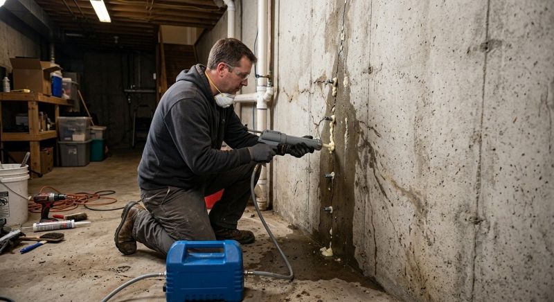Basement Foundation Repair in Weymouth, MA