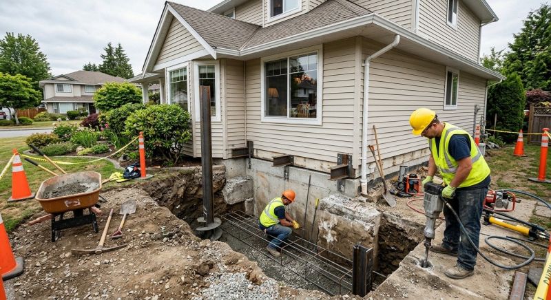 Building Foundation Repair in Milton, MA
