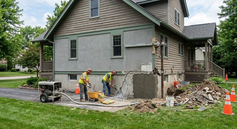 Building Foundation Repair in Weymouth, MA