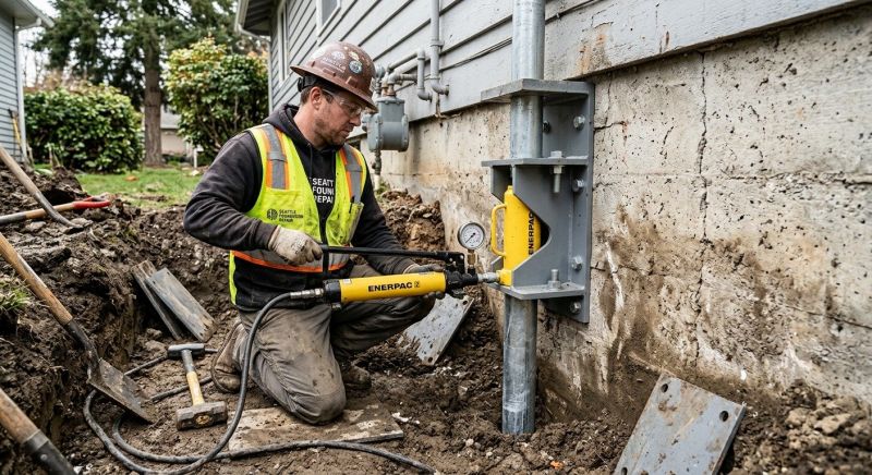 Concrete Foundation Leveling in Raynham, MA