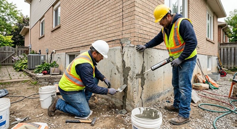 Concrete Foundation Repair in Milton, MA