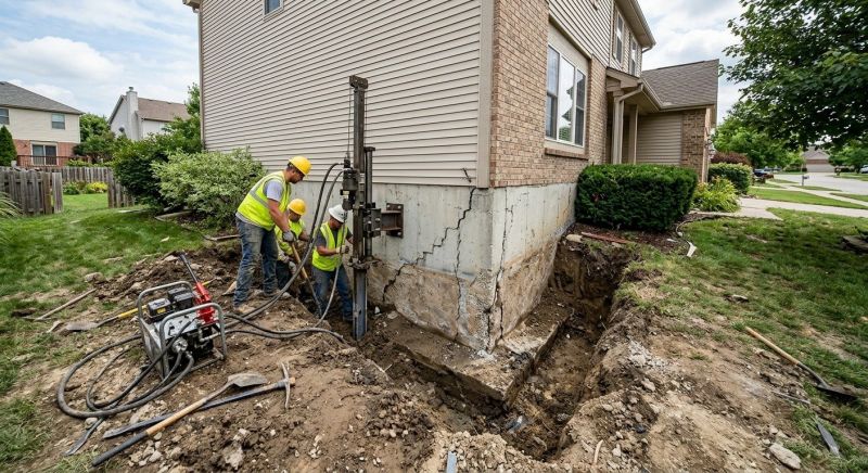 Concrete Foundation Repair in Milton, MA