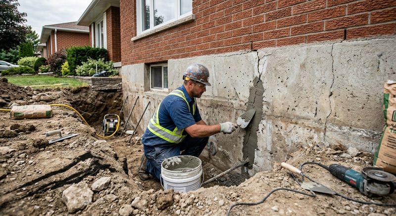 Concrete Foundation Repair in Weymouth, MA