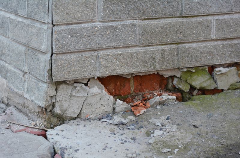 Cracked Foundation Repair in Milton, MA