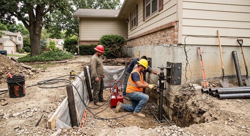 Cracked Foundation Repair in Roslindale, MA