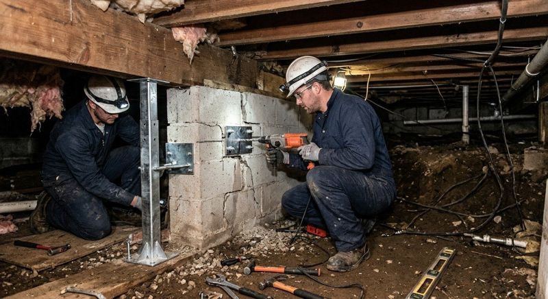 Crawlspace Foundation Repair in Danvers, MA