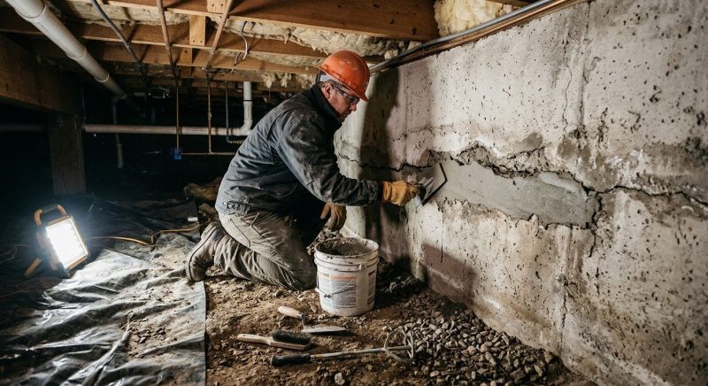 Crawlspace Foundation Repair in Danvers, MA