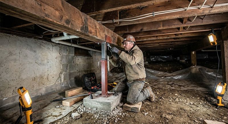 Crawlspace Foundation Repair in Danvers, MA