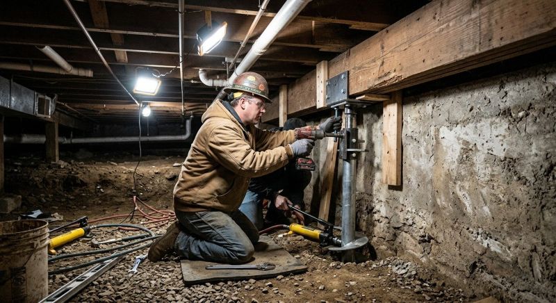 Crawlspace Foundation Repair in Norfolk County, MA