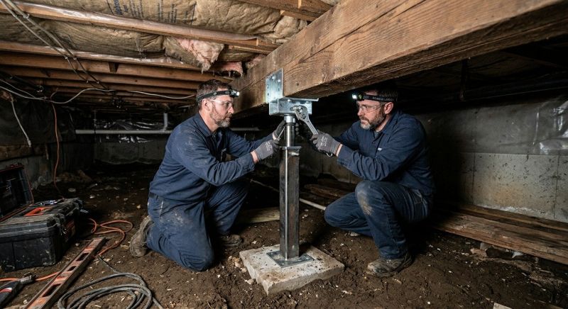 Crawlspace Foundation Repair in Randolph, MA