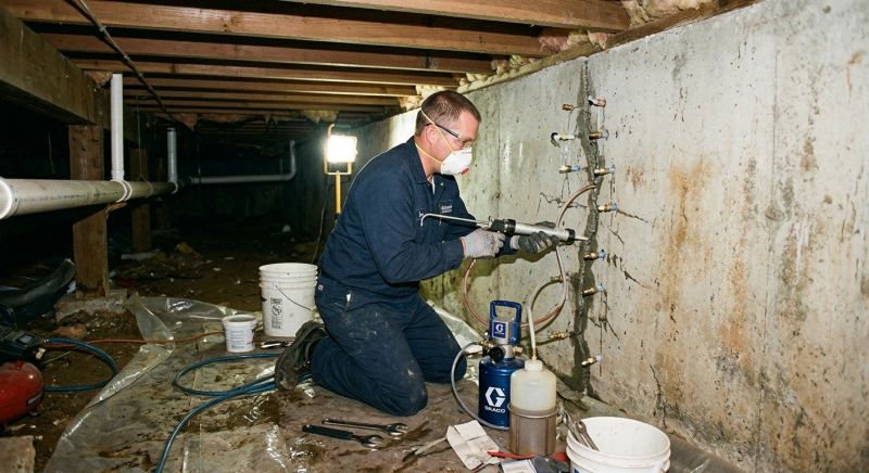 Crawlspace Foundation Repair in South Weymouth, MA