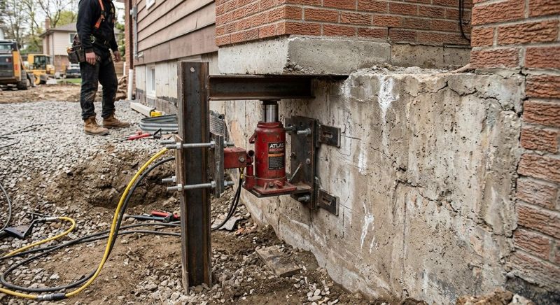 Foundation Jacking in Sudbury, MA