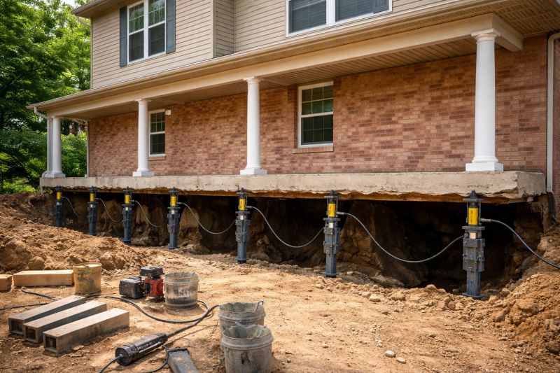 Foundation Jacking in Wrentham, MA