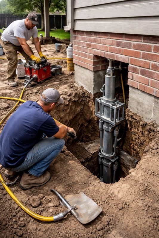 Foundation Pier Repair in Quincy, MA