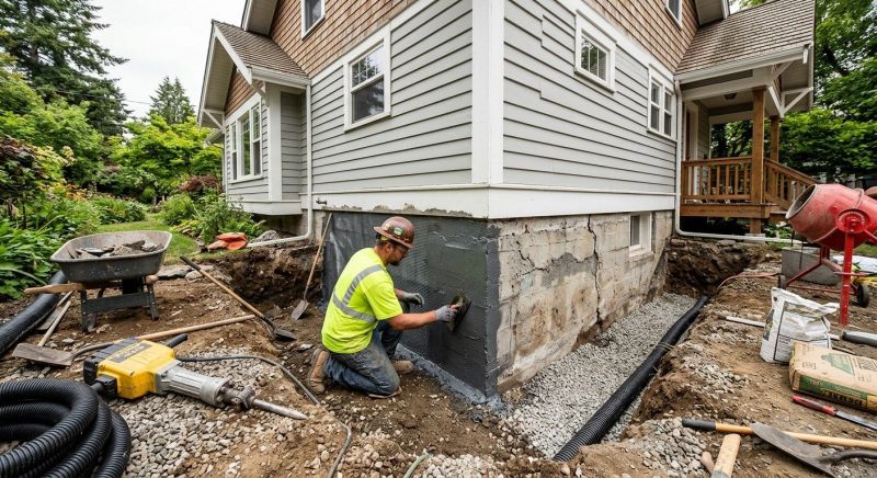 Foundation Renovation in Quincy, MA