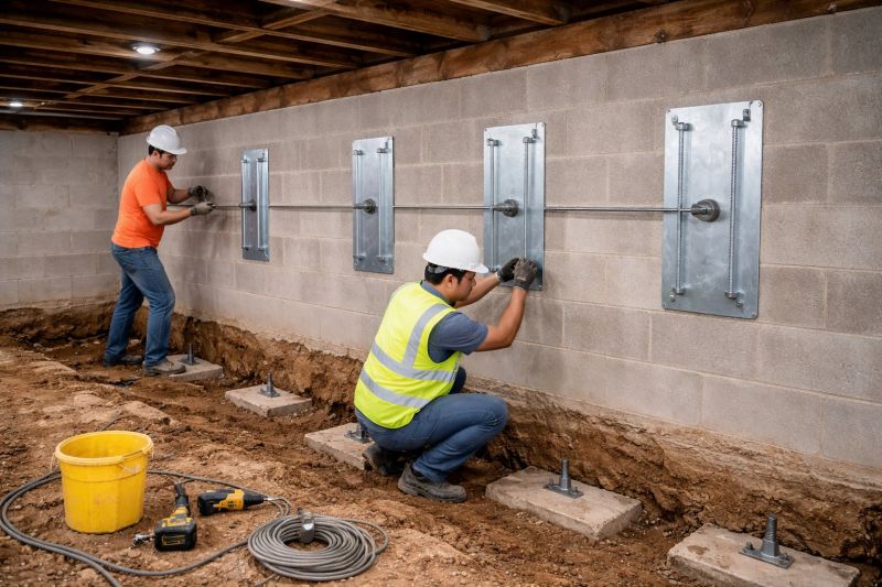Foundation Stabilizing in Milton, MA