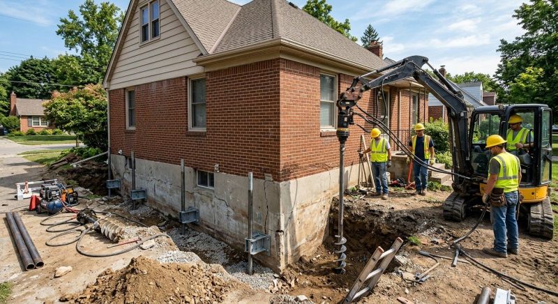 Foundation Stabilizing in Milton, MA