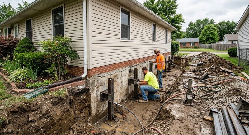 Foundation Stabilizing in Sharon, MA