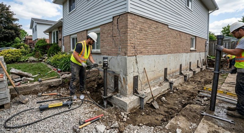 Foundation Stabilizing in South Walpole, MA