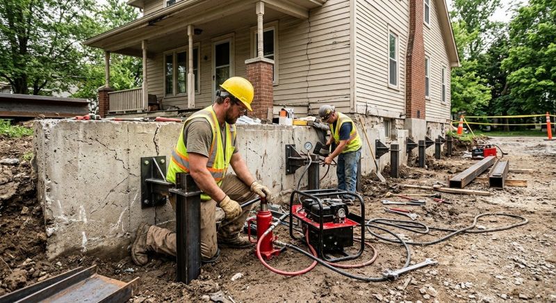 Foundation Stabilizing in West Newton, MA