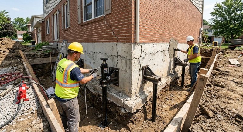 Foundation Structural Repair in Holliston, MA