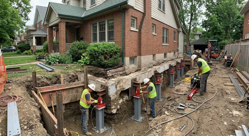 Foundation Underpinning in Quincy, MA