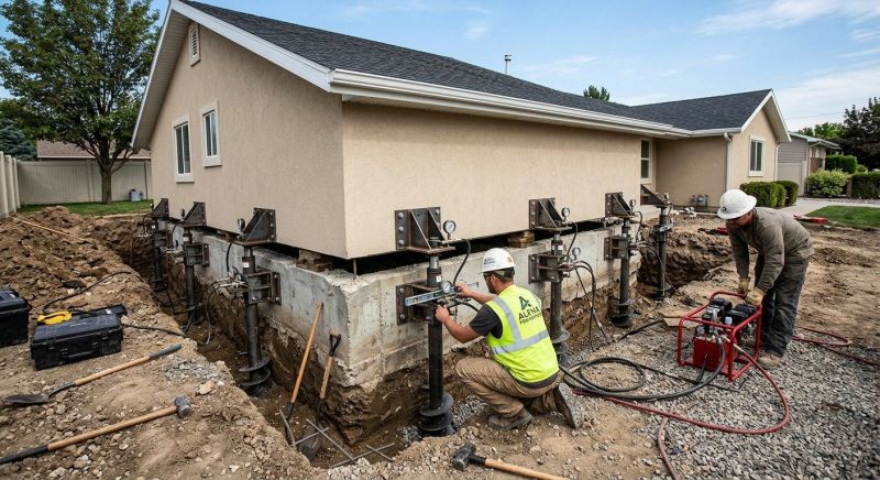 Home Foundation Leveling in Raynham, MA