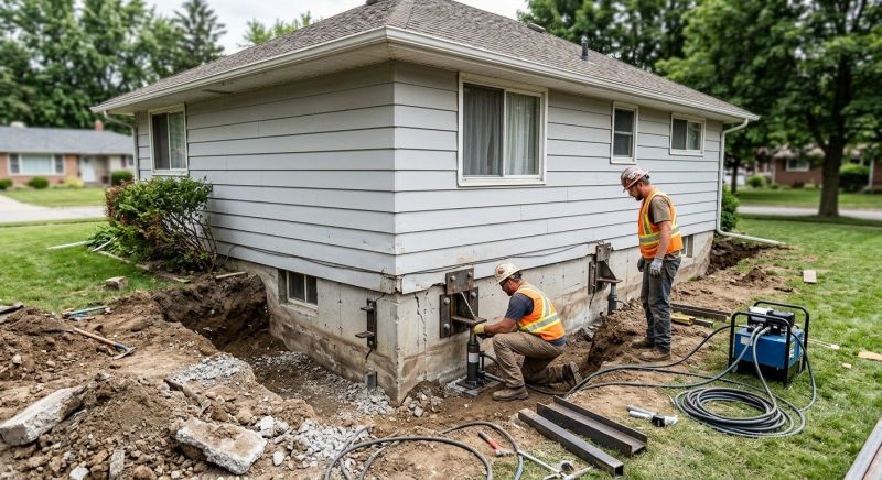 House Foundation Repair in Norfolk County, MA