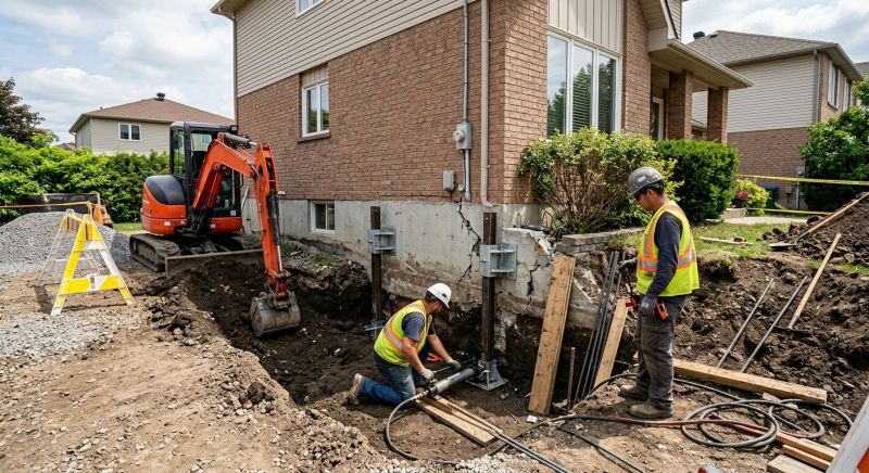 House Foundation Repair in Norfolk County, MA