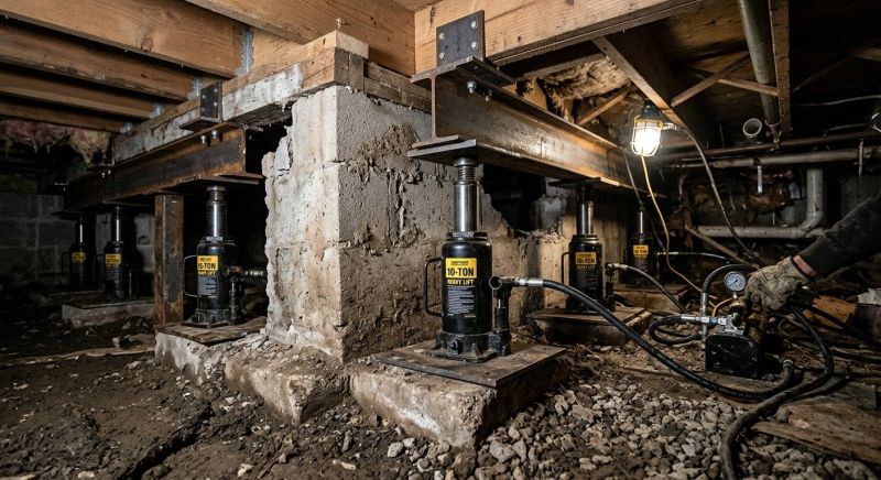 House Leveling in Wrentham, MA