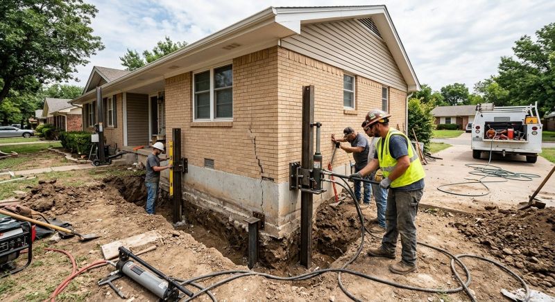 Settling Foundation Service in Holbrook, MA