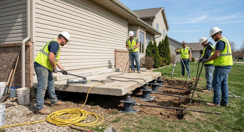 Settling Foundation Service in Holbrook, MA