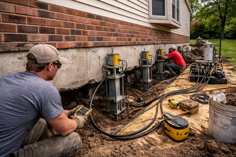 Settling Foundation Service in Hull, MA