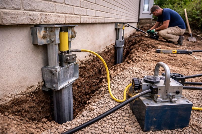 Sinking Foundation Repair in South Weymouth, MA