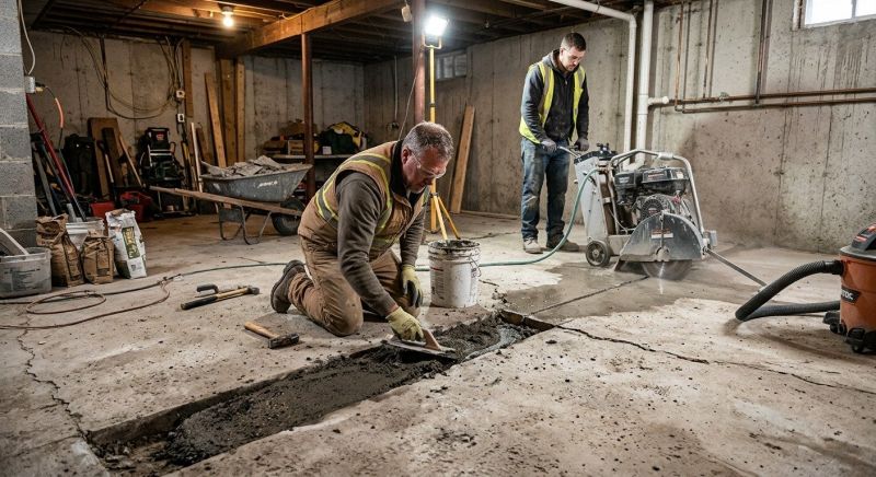 Slab Foundation Repair in Quincy, MA