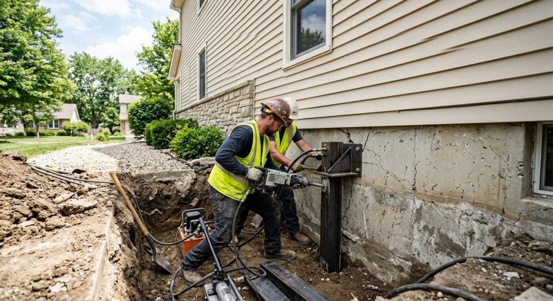 Structural Foundation Repair in West Roxbury, MA
