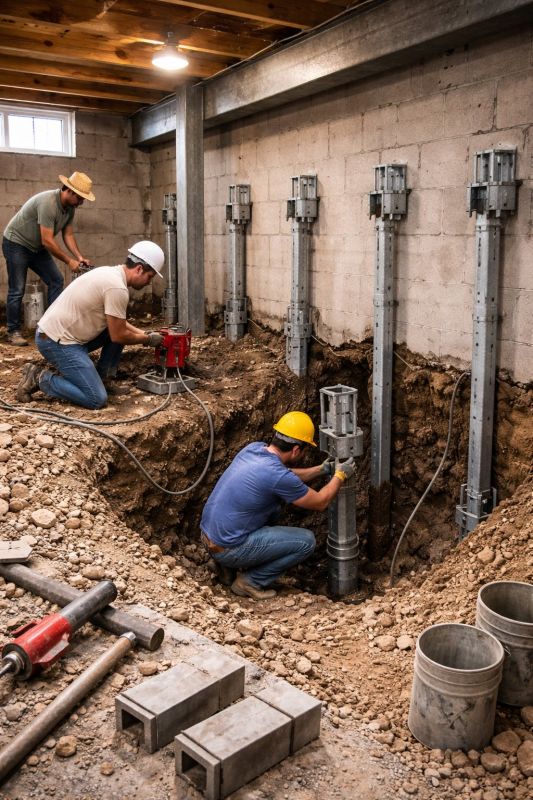 Structural Underpinning in Quincy, MA