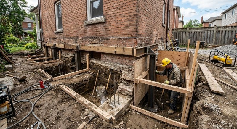 Underpinning Repair in Quincy, MA